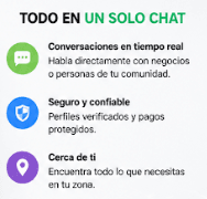 Todo en un solo chat — conversaciones, seguridad y cercanía